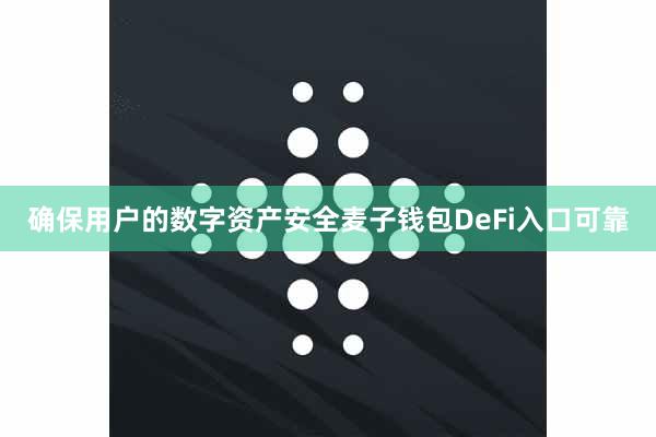 确保用户的数字资产安全麦子钱包DeFi入口可靠