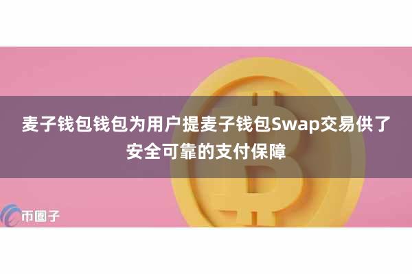 麦子钱包钱包为用户提麦子钱包Swap交易供了安全可靠的支付保障